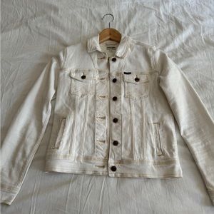 Wrangler White Denim Jacket - S